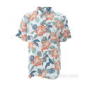 Design personalizzato Magliette di Hawaii casual di rayon da uomo